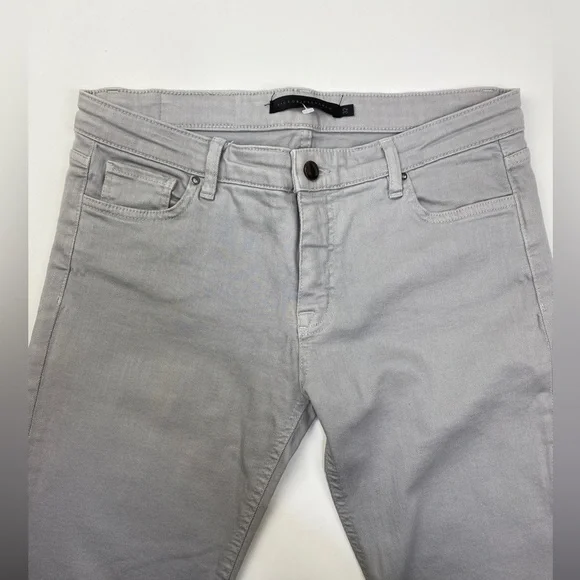 Victoria Beckham Gray Denim Ankle Skinny Jean Size 32 - Picture 3 of 13